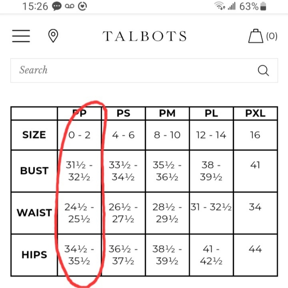 TALBOTS NON-IRON SHIRT, Size 2P - Picture 6 of 6